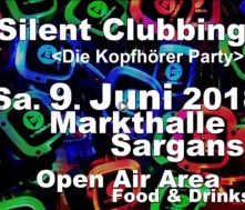 Erste Silent Party in Sargans, 9. Juni 2018