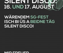 Silent Disco am St. Gallerfest - 16./17.August